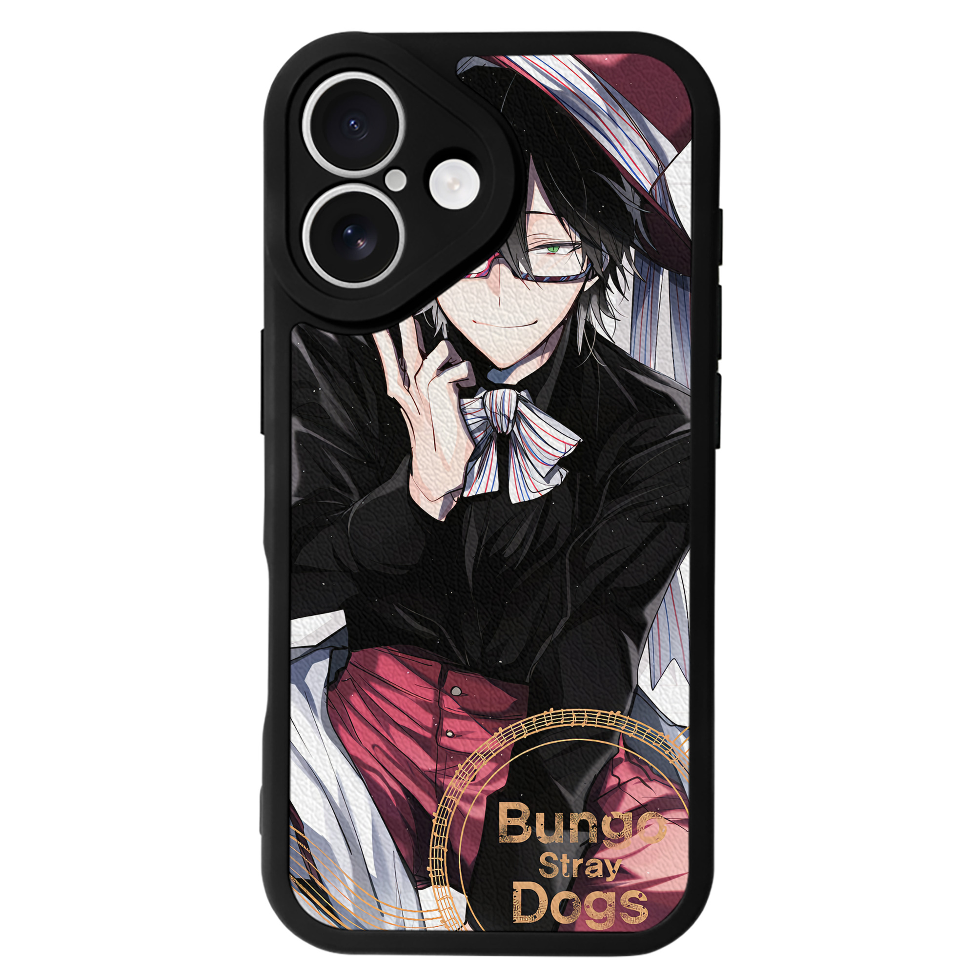（画像用） 文豪ストレイドッグス Bungo Stray Dogs 【iPhone 16シリーズ対応】シリコンスマホケース（レザー調） 材質：シリコン